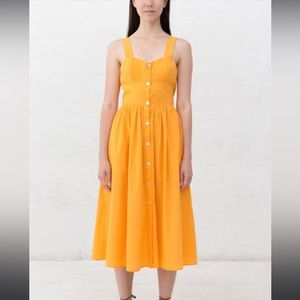 DONNA ZHONG ORANGE DRESS XS
